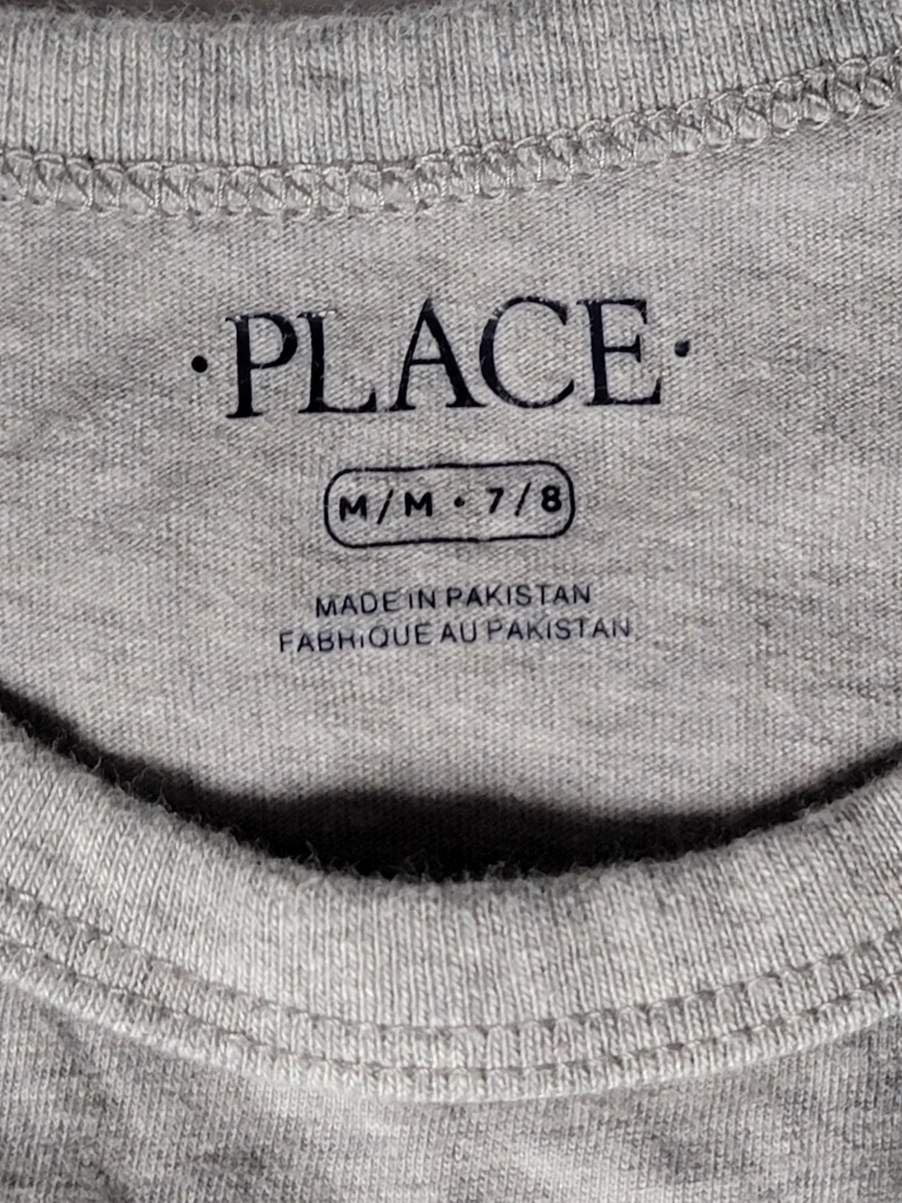 The Children's Place Boys Short Sleeve Crewneck Tee - Gray - Size M (7/8)